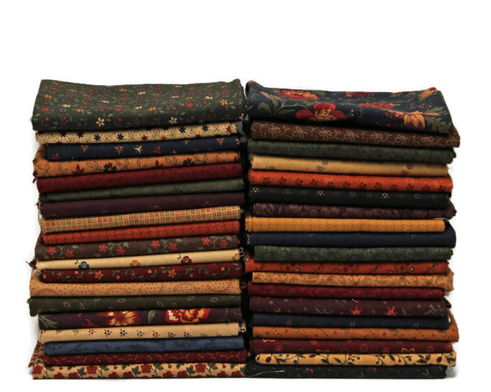 10 Fat Quarters Moda Kansas Troubles Assorted Calico Floral Flowers